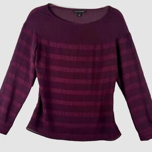 Banana Republic Sheer Striped Top Size Small